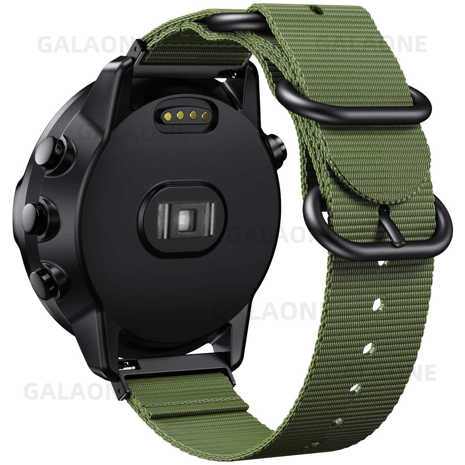 Suunto 24mm Soft Nylon Strap Belt For SUUNTO7/9/9baro/D5 Watch Band Replaceable Three Ring Buckle Wristband Bracelet