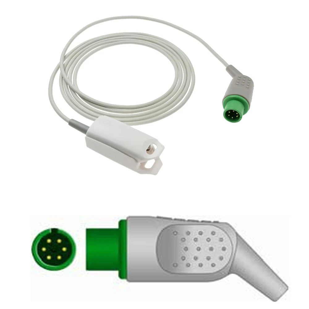 

Compatible with BIONET BM3/BM5/BM7 Monitor, Reusable SPO2 Prob Sensor for Pulse Oximeter Blood Oxygen Saturation Monitoring
