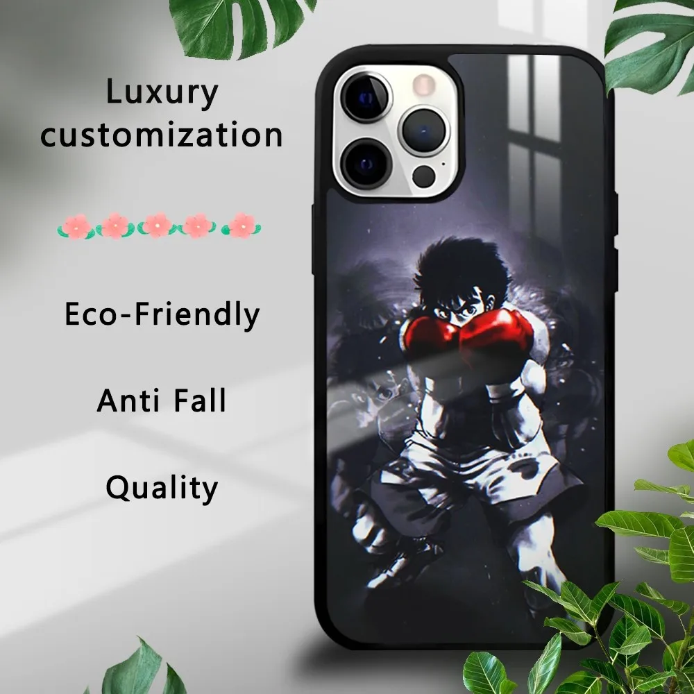 Чехол для телефона H-Hajime No Ippo из аниме iPhone 16 15 14 13 12 11 Pro Xs Max Mini Plus Celulares Hard Funda