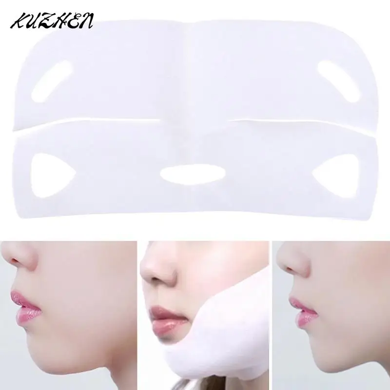 

1 шт., женская маска для лифтинга лица, подтягивающая челюсть и щёку, уход за кожей, 3D контур, тонкая, двойная, v-образная, увлажняющая, укрепляю...