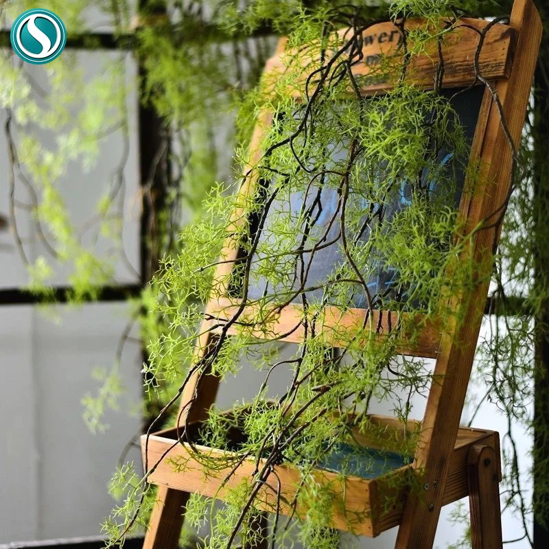 140 см пучок зеленых пластиковых растений плющ искусственный домашний декор