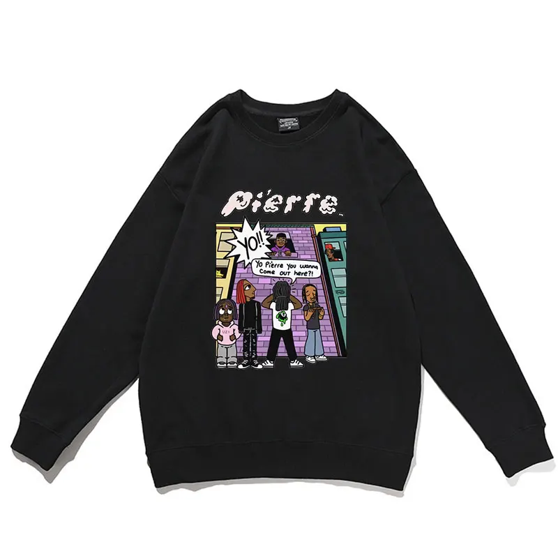 

Толстовка Playboi Carti с аниме, мужская хлопковая толстовка, Мужская Уличная одежда, унисекс, Модный пуловер в стиле хип-хоп, Мужской свитшот, раз...