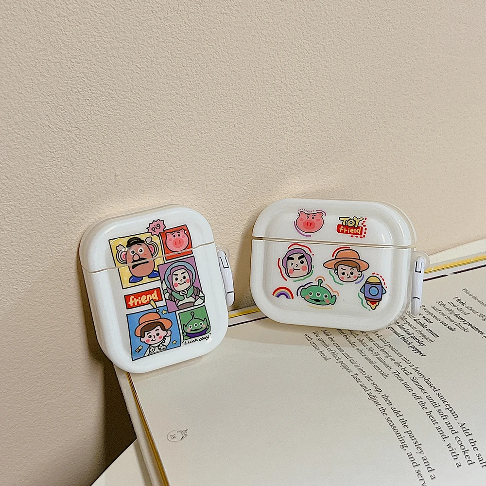 

Disney Toy Story Buzz Lightyear Woody for Apple AirPods 1 2 3 Case AirPods Pro 2 Case IPhone Earphone Accessories Air Pod Cover