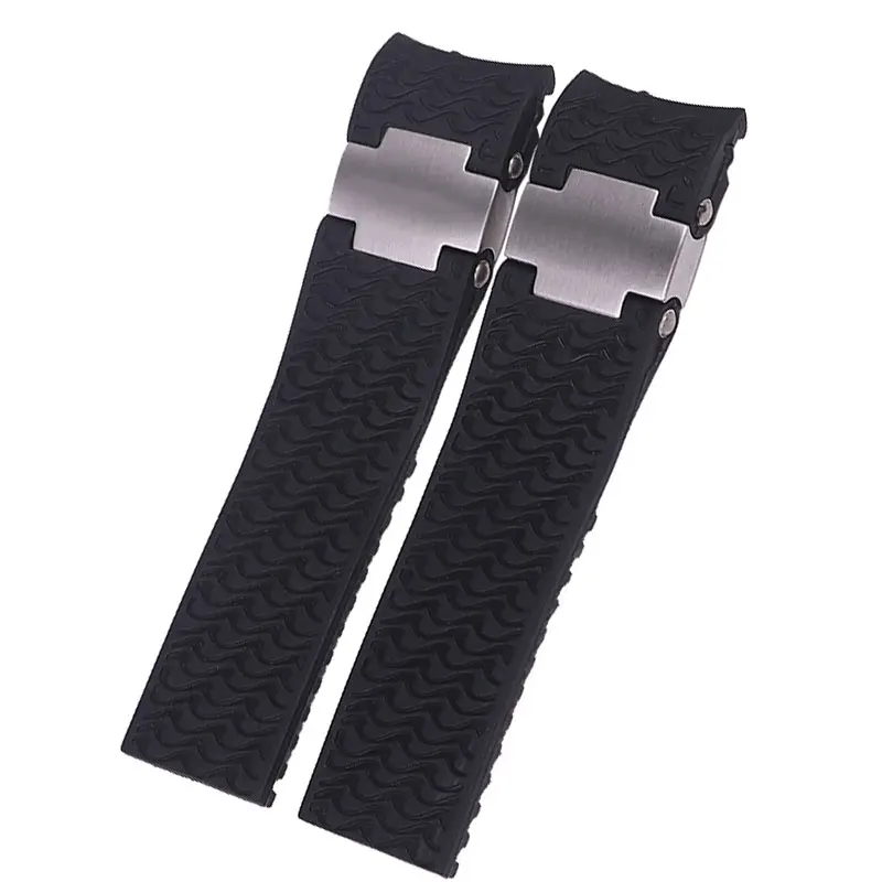 

Ремешок XIANERSHANG силиконовый для наручных часов, роскошный водонепроницаемый браслет с защитой от пота, с разъемом для дуги 22 мм