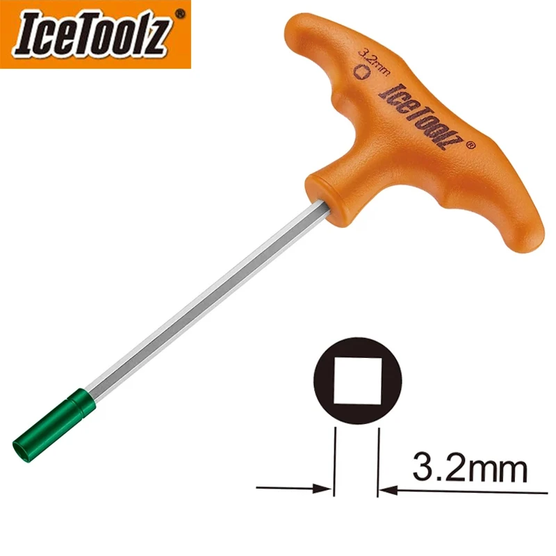 IceToolz велосипедный спицевой ключ инструмент 12A7 12B7 для 3/16 ''3,2 мм квадратная соска велосипедные спицы инструменты для ремонта