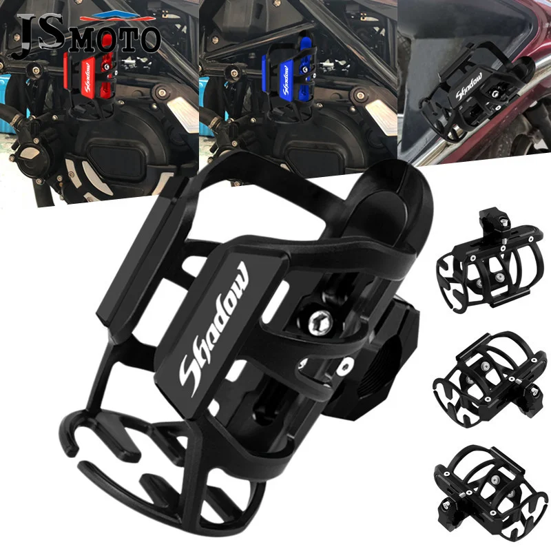 

For Honda SHADOW VT400 600 750 1100 Shadow VT600 VT1300 VT1100 Motorcycle Beverage Water Bottle Drink Coffee Cup Holder Mount