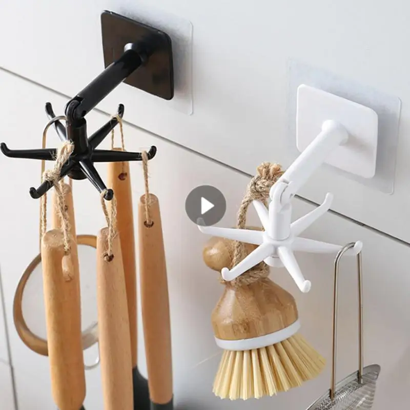 

Настенный крючок-органайзер для кухонной утвари, с поворотом на 360 градусов