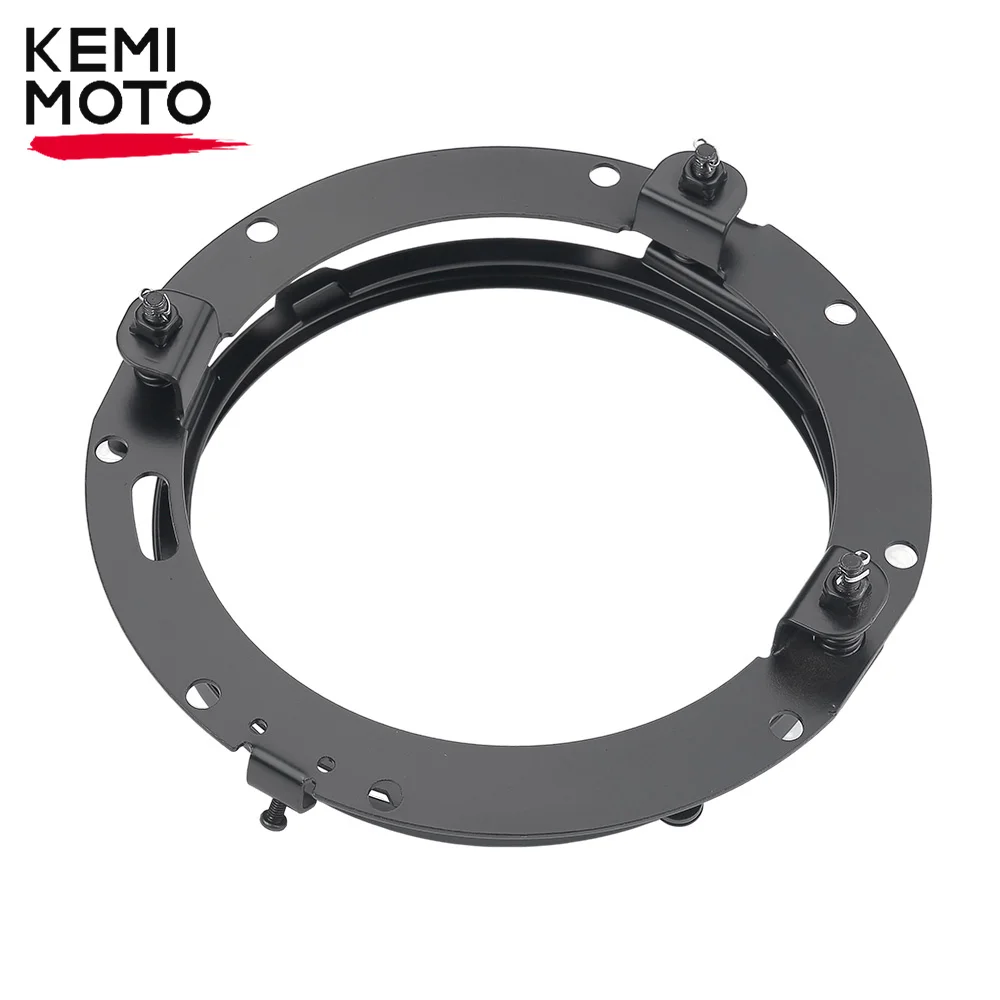 

KEMIMOTO 7-дюймовый круглый кольцевой кронштейн для передней фары мотоцикла