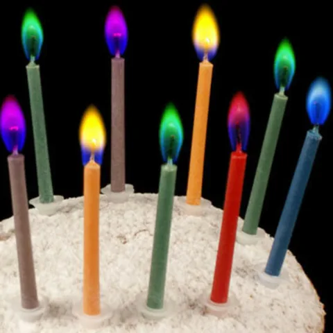 Креативные свечи на день рождения, 5 шт., яркие свечи в романтическом пламени, быстрая доставка, свечи, гарри, поттер