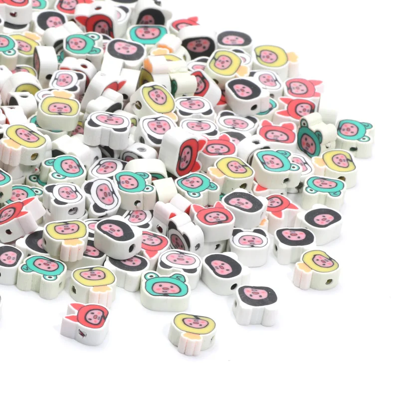 20/50/100 шт. бусины из полимерной глины для браслетов