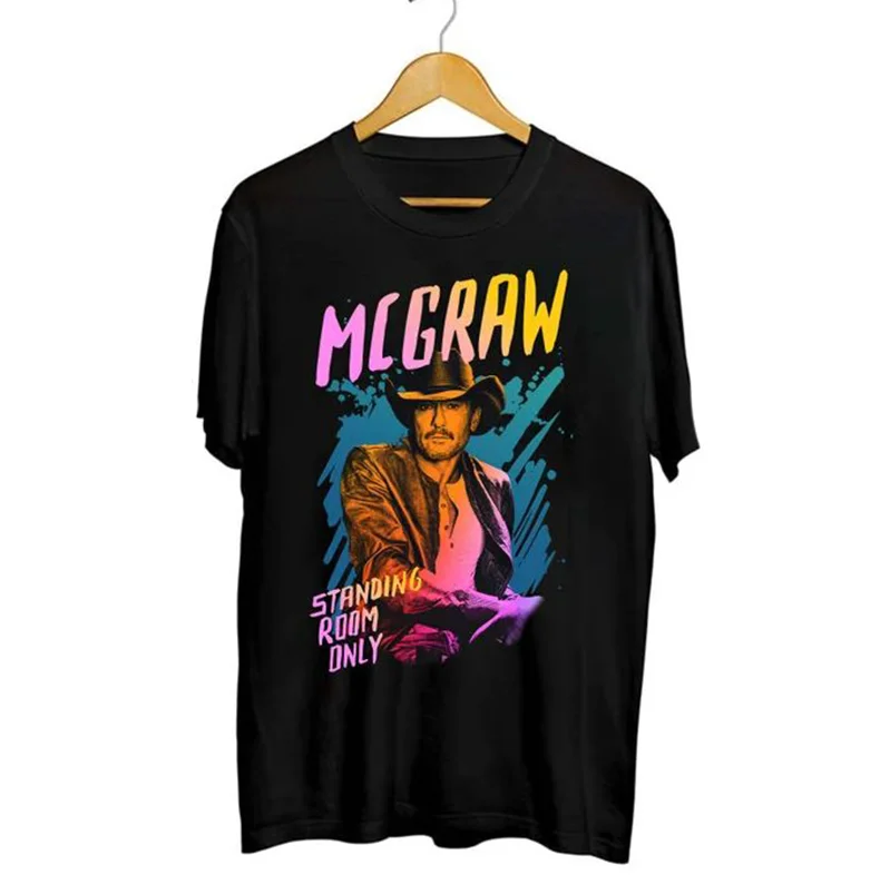 Футболка унисекс Tim McGraw Standing Room Only Tour 2024 все размеры S-5XL