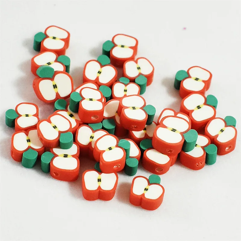 

DIY10MM 30/50/100/200 polymer clay beads mobile chain ring jewelry made of bracelet accessories wholesale items