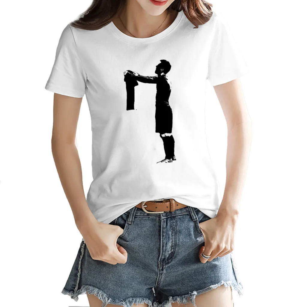 

T-shirt Soccer Team Sports Argentina Football Team Lioneler and Messi Kemp Graphic Tees Vintage Activity competition USA Size