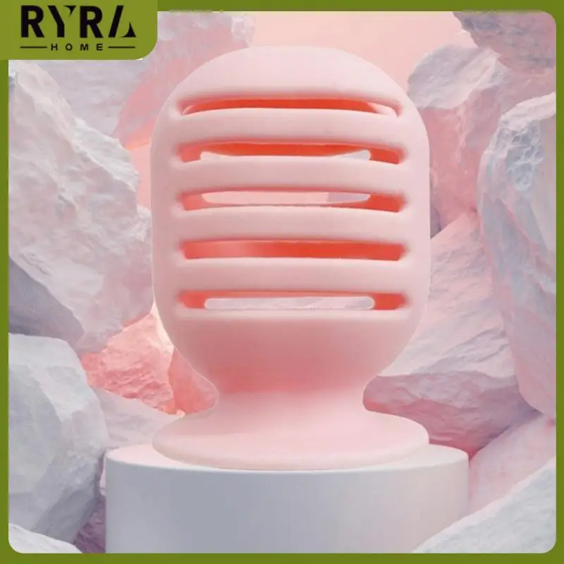 

Unique Opening Design Breathable Stand Storage Box Keep The Makeup Sponge Dry. Makeup Sponge Holder Beautiful And Practical