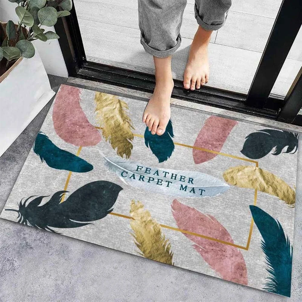 anti slip entrance door mat waterproof living room rug doormat home bathroom and kitchen carpet entrance of house foot room mats free global shipping