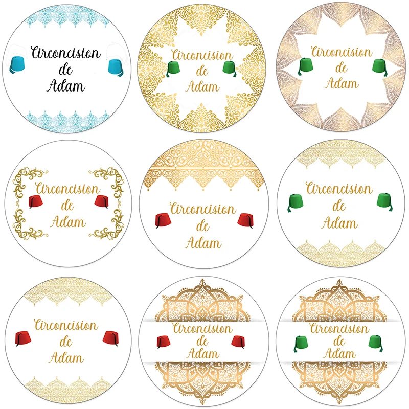 Candy Labels Self-adhesive Personalized Name Stickers