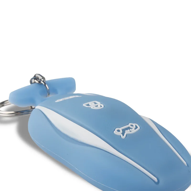 Силиконовый чехол для ключей Tesla Model 3 S Y &amp X брелок с полным покрытием |