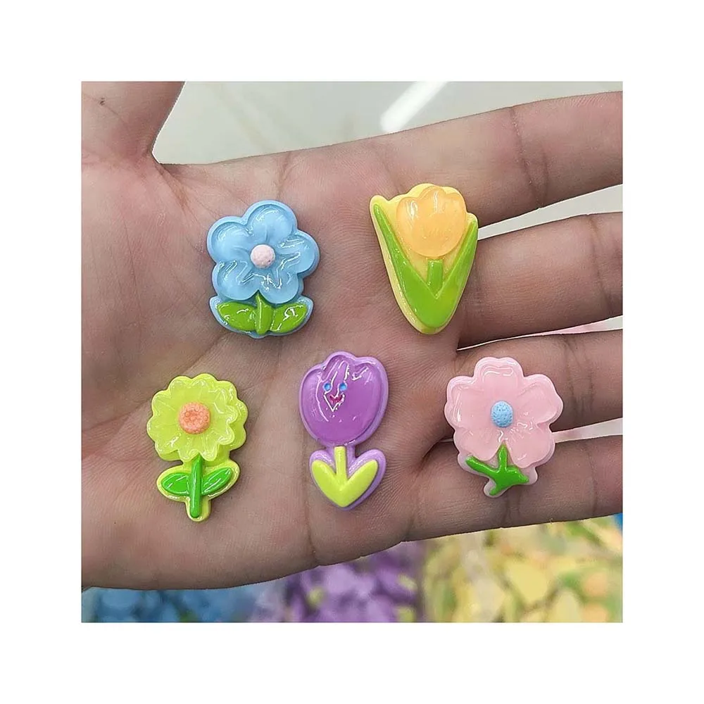 

Милый смешанный светящийся цветок из смолы, светящиеся в темноте поделки, альбом для скрапбукинга, милые аксессуары для украшения своими руками