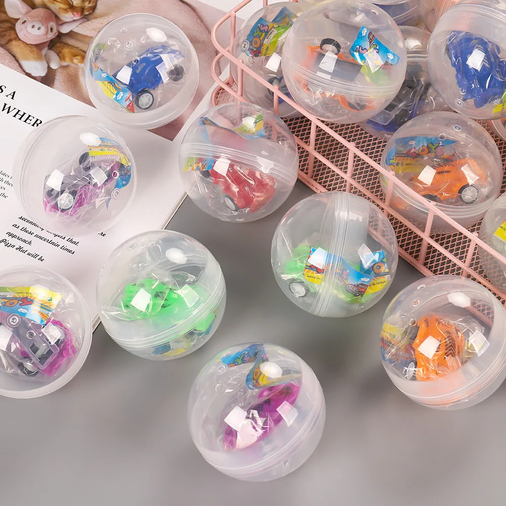 5 шт. 65 мм капсульные Яйца Шар смешанные модели куклы мультфильм мини автомобиль
