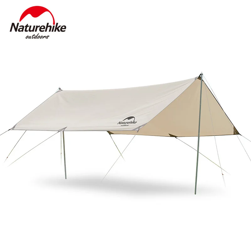 

Naturehike Sun Shelter Ultralight 150D Waterproof Cotton Sun Shade 8 Person Camping Tarp Tent Outdoor Beach Garden Fishing Tarp