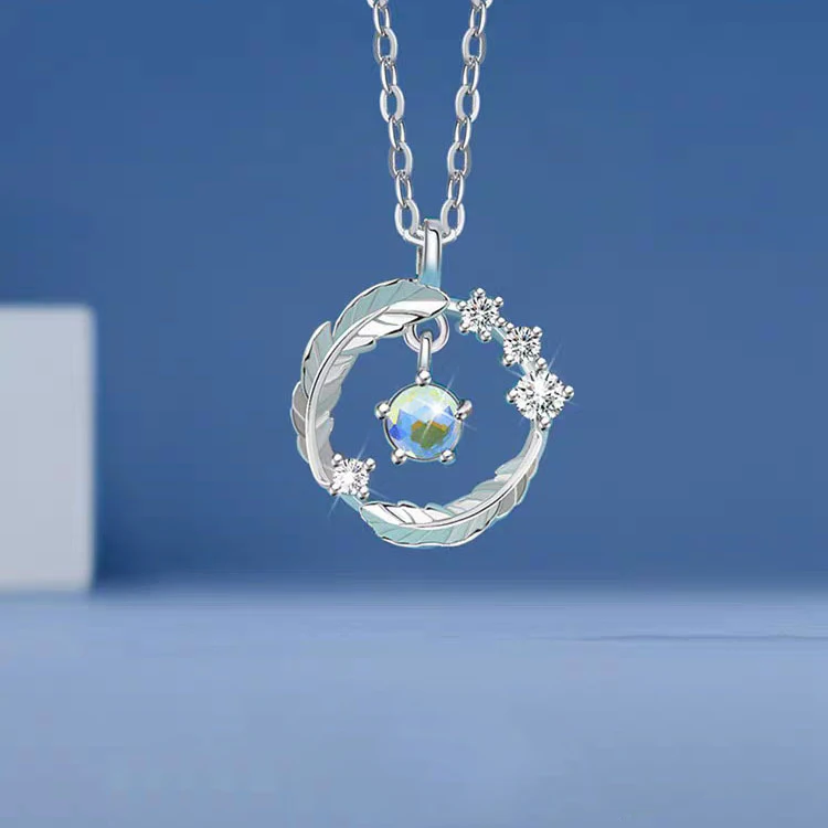 

Женское кольцо в виде капли воды, серебро 925 пробы, Длина 48 см