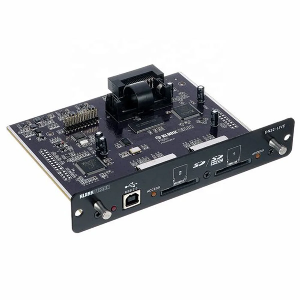 Klark Teknik DN32-Live Expansion Card 32-канальная живая запись и воспроизведение на двух