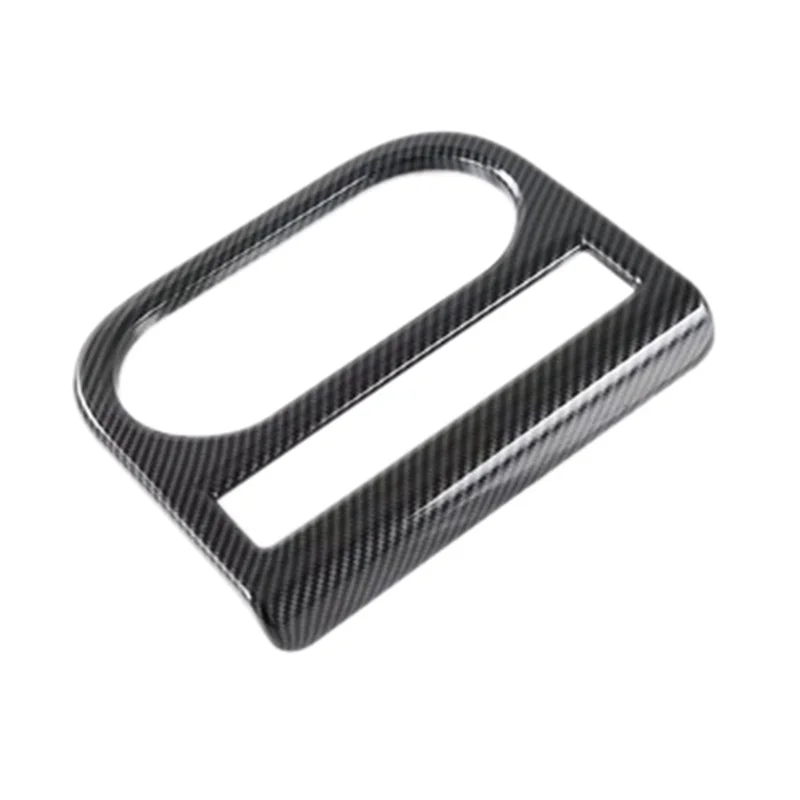 

Car Carbon Fiber Rear Seat Water Cup Holder Decoration Frame Cover Trim Fit for Toyota Bz4X 2022 2023