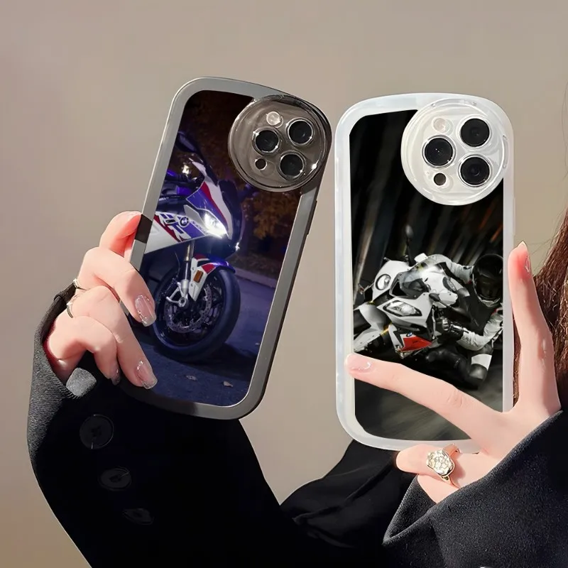 

Мотоциклетный чехол-слинг для телефона BMW, популярный чехол для IPhone 14, 13, 11, 12 Pro Max Mini, X, XR, XS, 7, 8, 6 Plus, с ангельскими глазами, с большими линзами з...