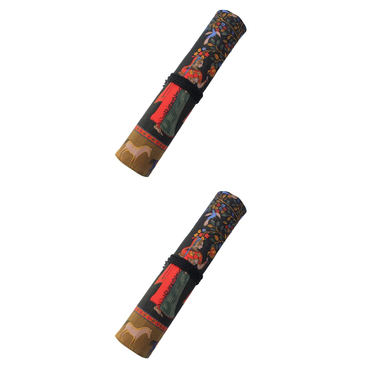 

Brush Holderrollcase Wrap Artist Pen Makeup Organizer Travel Canvas Pouches Storage Bag Watercolor Rollup