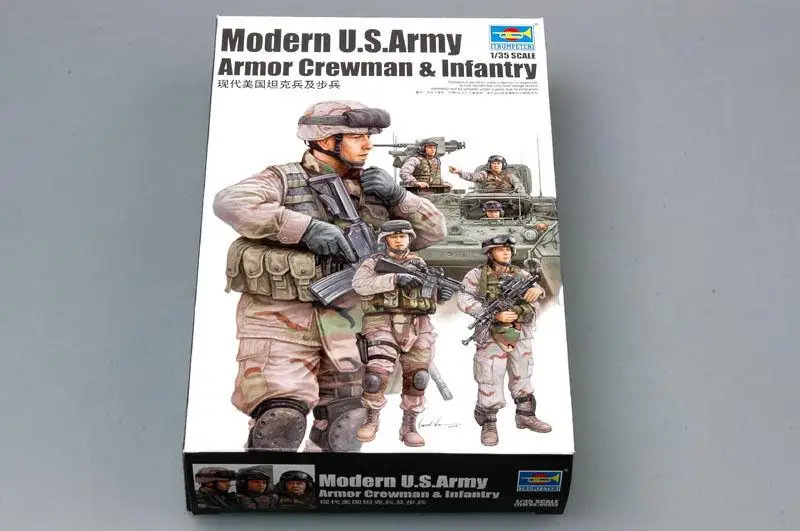 

Trumpeter 1/35 00424, Броня США Crewman и пехота