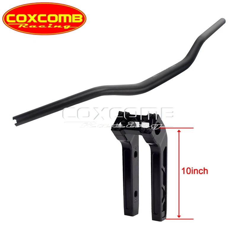 

Руль для Harley Softail Street Bob Low Rider Dyna FXBB FXBR FXD 32 мм, запрещенный руль 1-1/4 дюйма, стойка на руль 4-14 дюймов