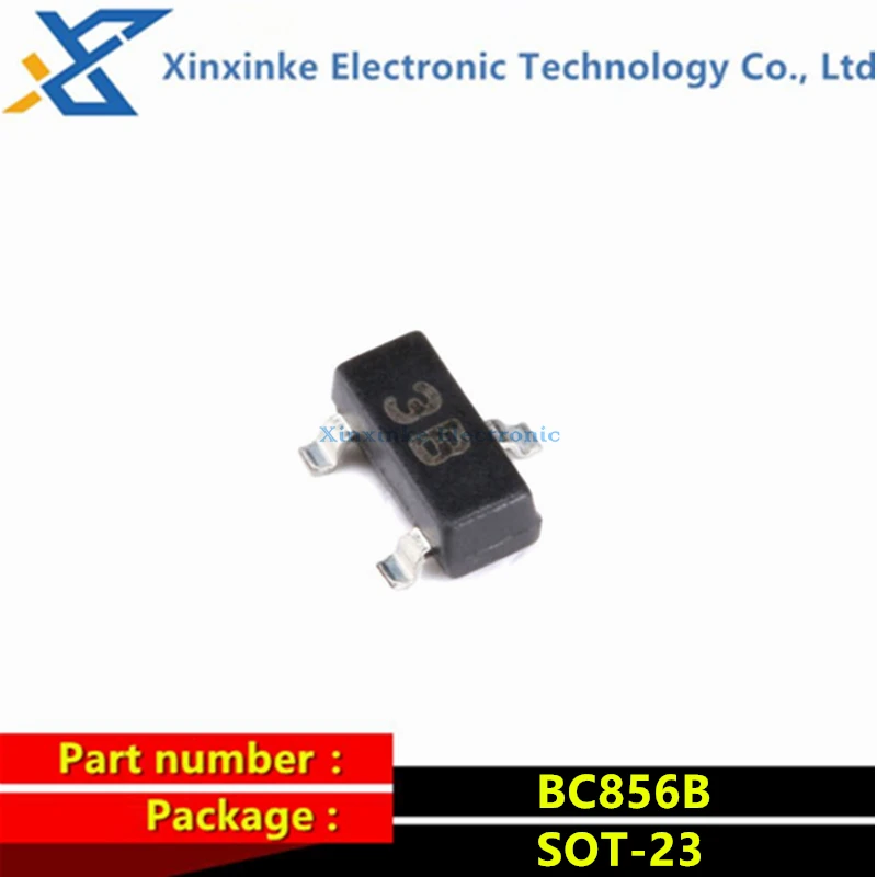 ТРАНЗИСТОР BC856B SOT-23 PNP 65 в 0,1a SMD, 50 шт.
