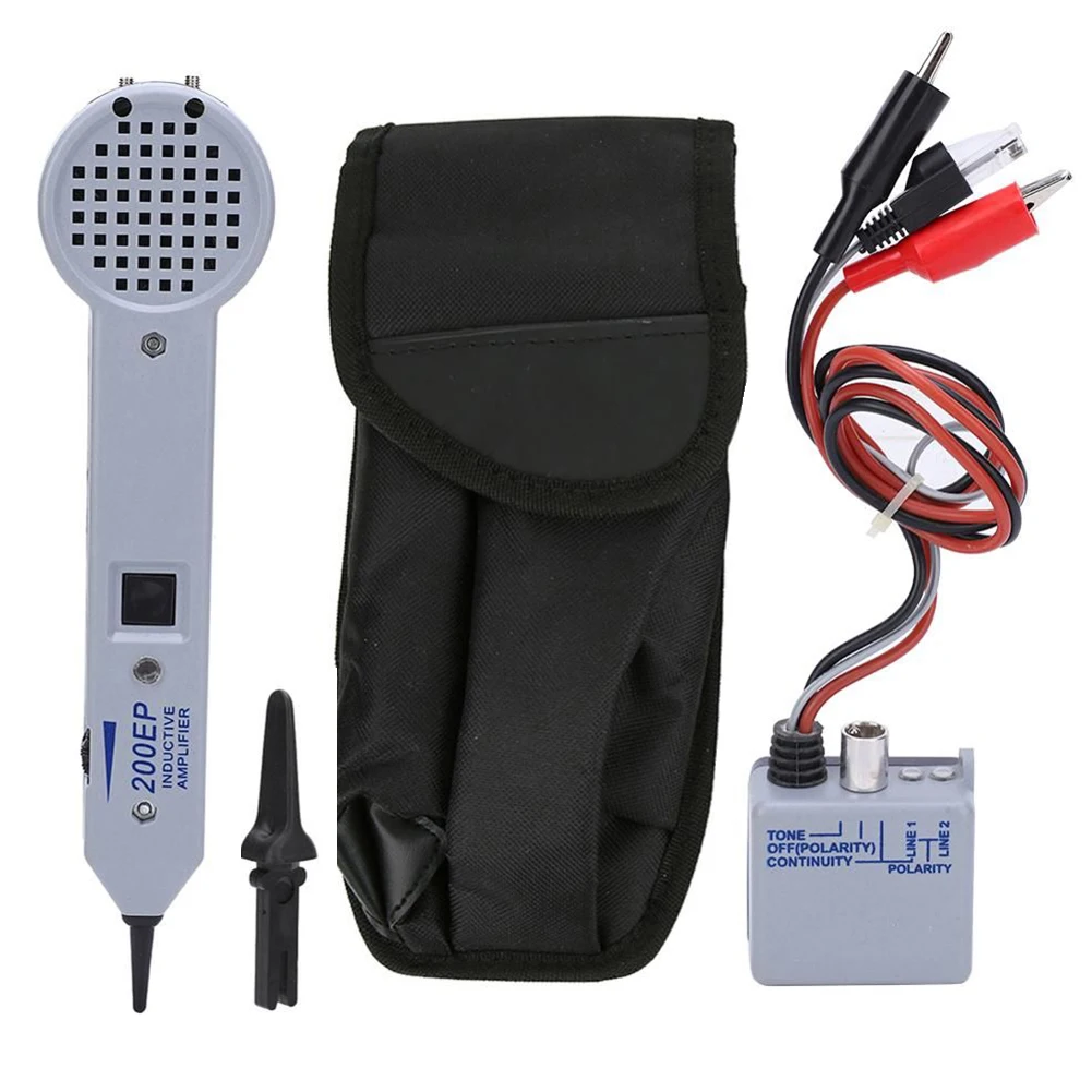 

Тональный генераторный кабель тестер идентификация холостого хода/занятого/звонка 2 шт. 231x55x28 мм Номинальная Сменная головка 30 дБ