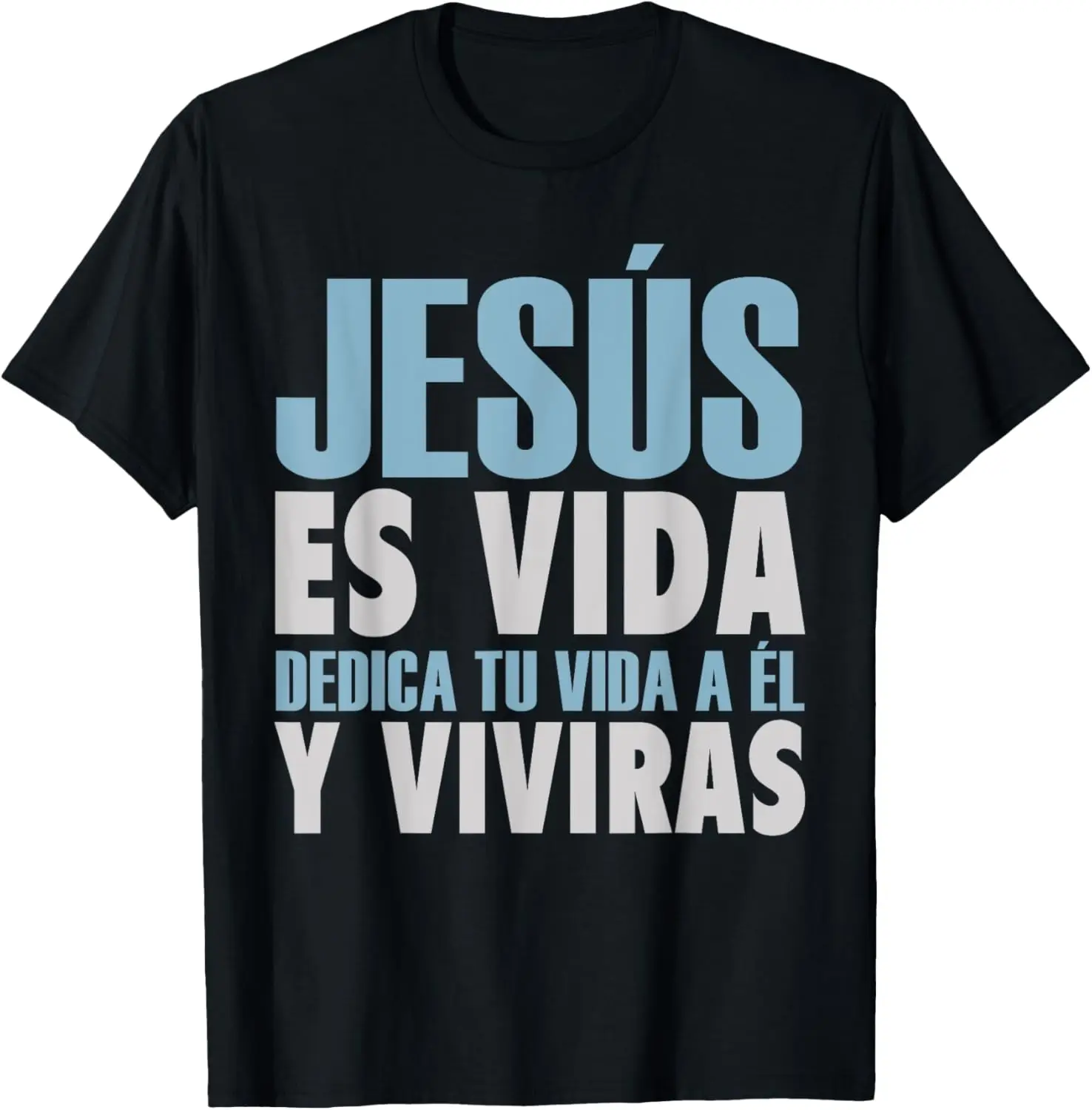 Иисус Es Vida испанская футболка христианская