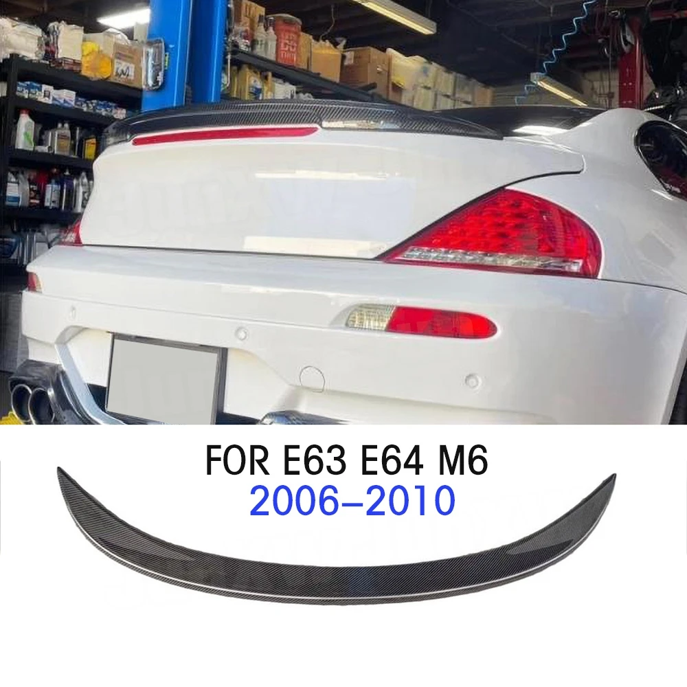 Задний спойлер из углеродного волокна крылья багажника для BMW 6 серии E63 E64 M6 2006-2010