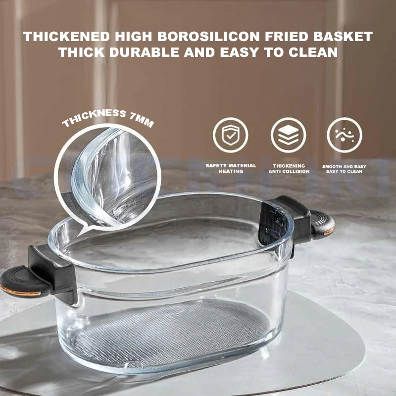 Фритюрница Бытовая 4 л многофункциональная электрическая духовка большой