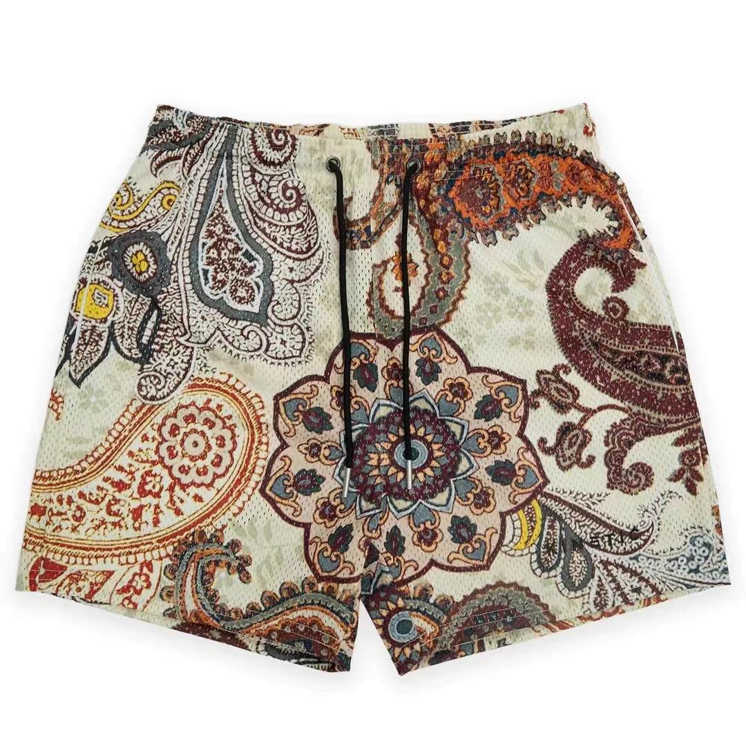 

New Men's Casual Shorts Summer Gym Fitness Shorts Harajuku Fashion Hip Hop Brand Quality Shorts Mesh Breathable Shorts Male