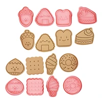 snack cookie moulds 8 piece set pastry mould with different shapes hand make ice cream donuts cookies bread sandwiches baking