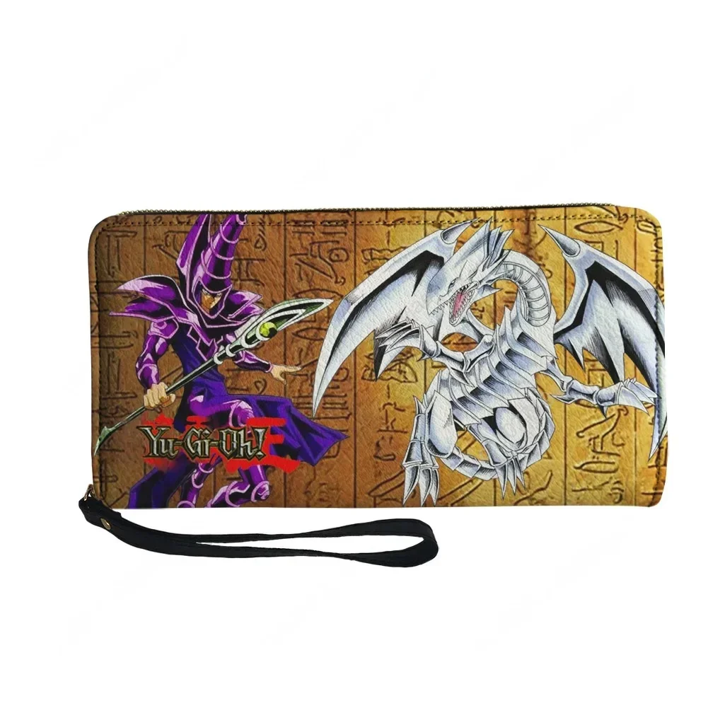 Фото Кошелек-портмоне Yu Gi Oh Anime Yugi Muto на заказ, мужской и женский, на молнии, с двойным принтом, портативный, подарочная сумка №2