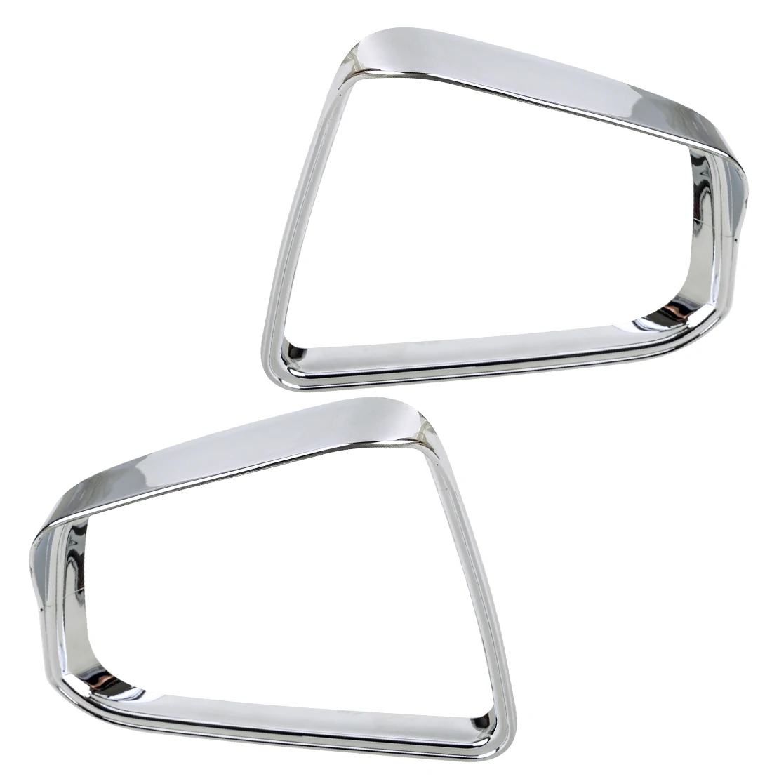 

1 Pair Chrome ABS Car Front Left Right Rearview Mirror Rain Eyebrow Cover Trim Fit for Tesla Model Y 2020 2021