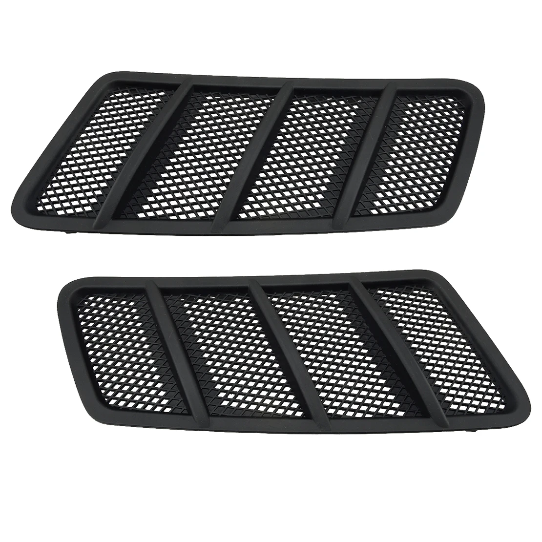 

1 Pair ABS Car Upper Front Hood Bonnet Grille Vent Cover Trim 1668800105 1668800205 Fit for Mercedes Benz W166 GL ML 2012-2015