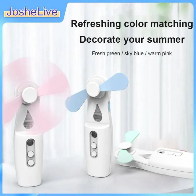 

Space Saver Portable Neck Fan Handheld Small Fans Portable Strong Power Small Fan Air Cooler Two-in-one Fan Water Replenisher