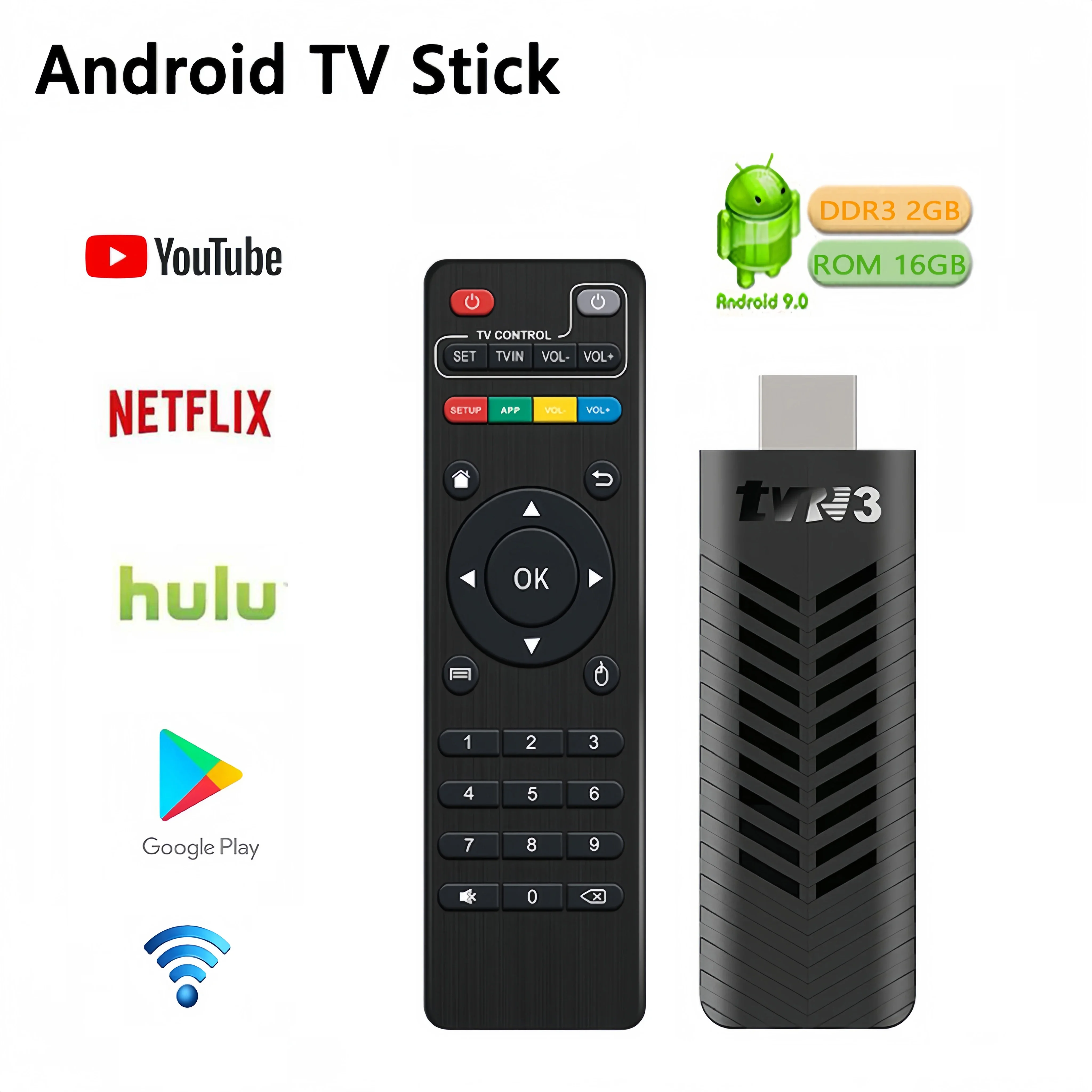 Мини-ТВ-приставка Android TVR3-S 4K