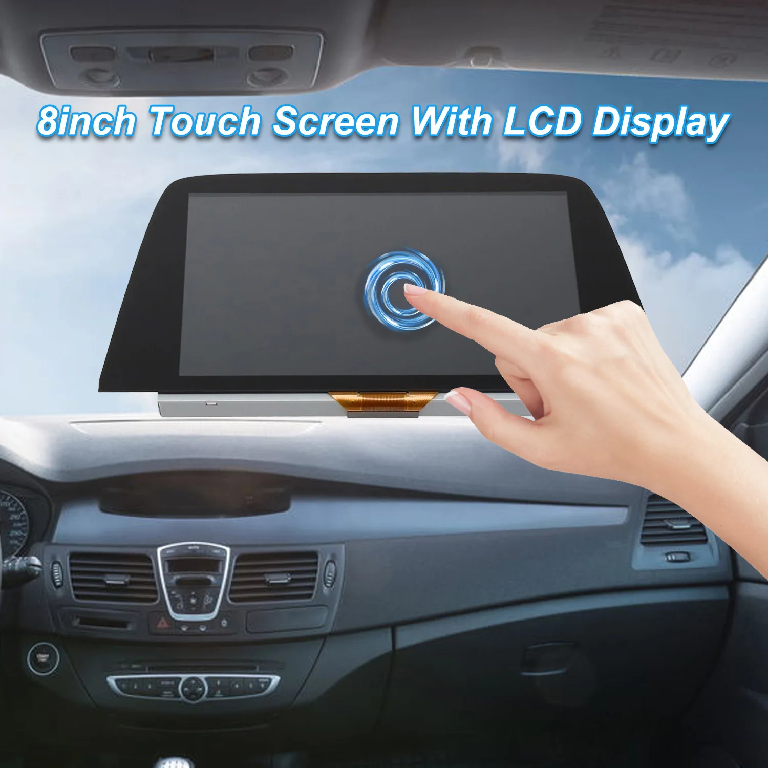 1 шт. 8-дюймовый сенсорный экран с ЖК-дисплеем LQ080Y5DZ10 для 2016-2017 Opel Vauxhall Astra Chevrolet Cadillac