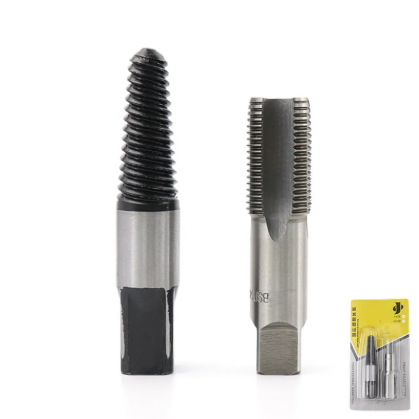 

Broken Head Screw Extractor Angle Valve Faucet Broken Wire Extractor Thread Take Wire Reverse Tooth Repair Two-Piece Set