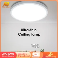 ultra thin led ceiling lamp 24w 18w 13w modern bedroom 120v 220v lustre lights warm cold white mounted fixture for living room