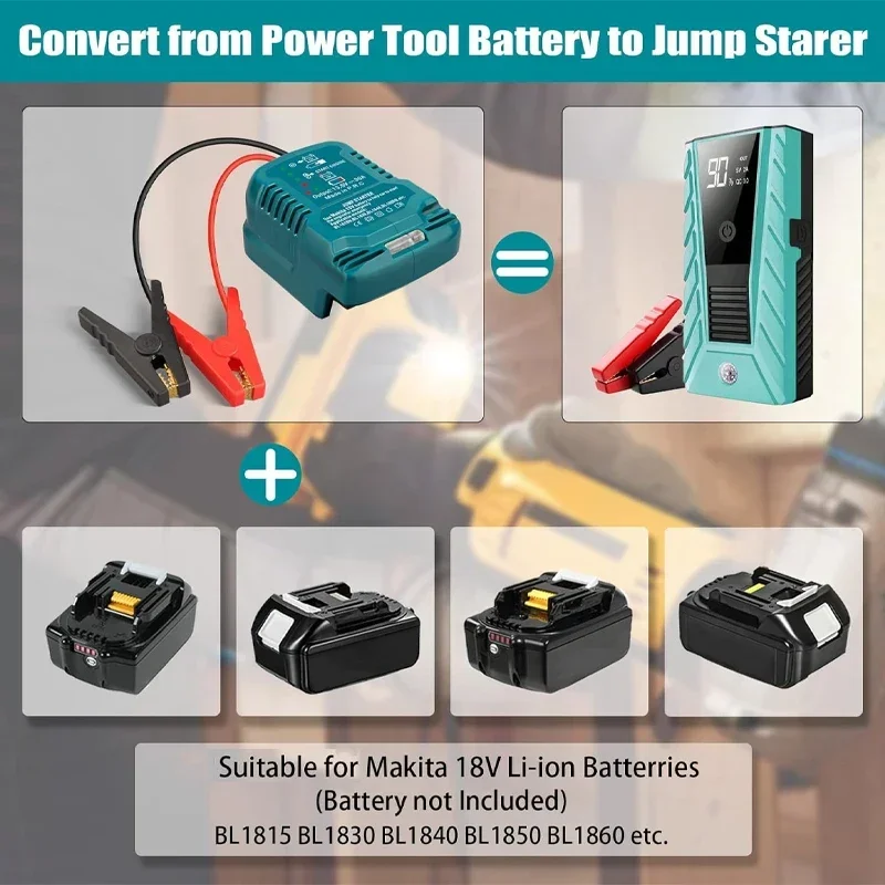 Портативные соединительные кабели автомобильные аксессуары для Makita/Dewalt/Milwaukee