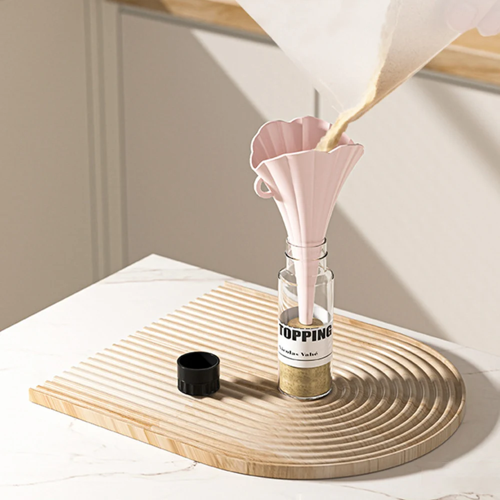 Складные воронки Cherry Blossom в форме цветка воронка для бутылки с уксусом маслом и