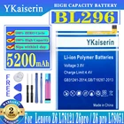 Аккумулятор ykaisin BL296 для Lenovo Z6 L78121 Z6pro  Z6 Pro L78051 K5 Pro L38041 Z6  Z6 Lite, сменная батарея