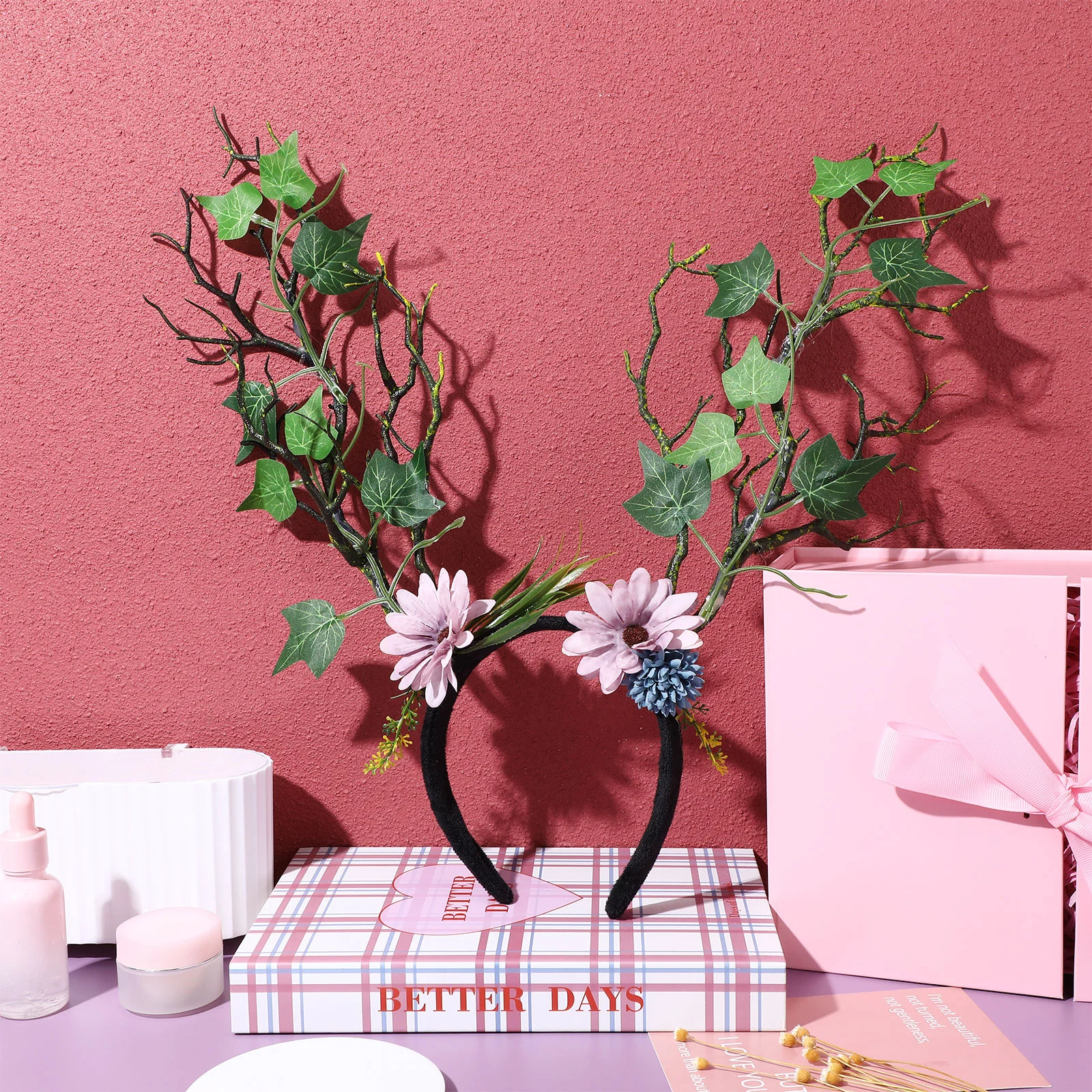 Повязка на голову с ветками деревьев декор для косплея праздничный головной убор